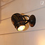 Authentage Richtbare landelijke wandlamp voor buiten brons-chroom-nikkel-messing GU10