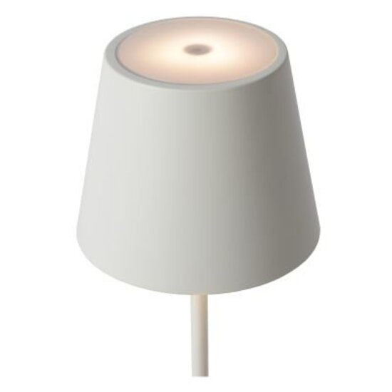 Tafellamp goud ook voor buiten touch snoerloos LED dimbaar