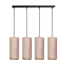 Emibig Rebild 4 cylinders large hanging lamp pink 4x E27