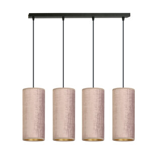 Emibig Rebild 4 Zylinder große Hängeleuchte rosa 4x E27
