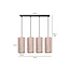 Emibig Emibig Rebild 4 cilindros gran lámpara colgante rosa 4x E27 - Ideal para crear un ambiente acogedor