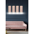 Rebild 4 cylinders large hanging lamp pink 4x E27