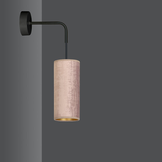 Applique rose Rebild 1x E27 design fini