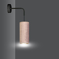 Rebild pink wall lamp 1x E27 design finished