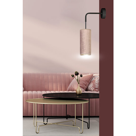 Rebild rosa Wandleuchte 1x E27 Design fertig