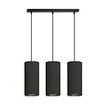 Emibig Emibig Albertslund 3 cilinders medium hanglamp zwart 3x E27 - Creëer een sfeervolle ambiance in uw huis