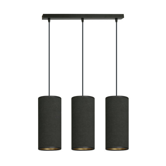 Emibig Emibig Albertslund 3 cylinders medium hanging lamp black 3x E27 - Create a cozy ambiance in your home