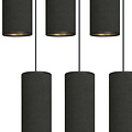 Emibig Emibig Albertslund lámpara colgante mediana negra 3x E27 - Crea un ambiente acogedor en tu hogar