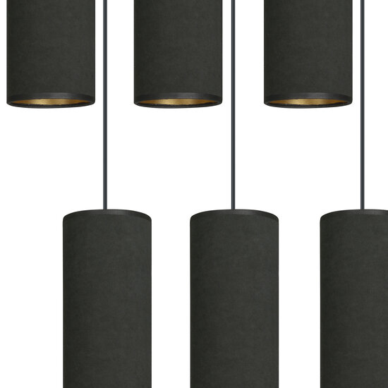 Albertslund 3 cilinders medium hanglamp zwart 3x E27