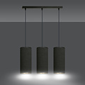 Albertslund 3 cilinders medium hanglamp zwart 3x E27