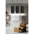 Albertslund 3 cilinders medium hanglamp zwart 3x E27