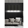 Albertslund grande lampe suspendue à 4 cylindres entièrement noire 4x E27