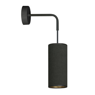 Emibig Applique murale noire Albertslund 1x E27 design fini