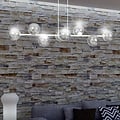 Emibig Emibig Herlev white medium hanging lamp with 8 black smoked bulbs E14 - Perfect lighting for any space