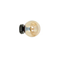 Emibig Emibig Lámpara de pared Stevns con bombilla negra en vidrio ámbar 1x E14 - Iluminación ambiental perfecta para cualquier espacio