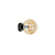 Stevns wall lamp with black bulb in amber glass 1x E14
