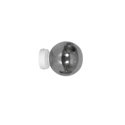 Emibig Applique murale blanche Stevns en verre fumé 1x E14