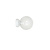 Stevns Ball weiße Wandleuchte aus transparentem Glas 1x E14