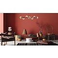 Emibig Emibig Lejre élégante lampe suspendue noire avec 8 ampoules en verre ambre E14 - Illuminez votre espace avec style et chaleur