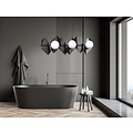 Emibig Emibig Assens hanging lamp black with 6 frosted glass bulbs 6x E14 - Stylish lighting for modern interiors