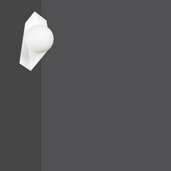 Emibig Emibig Assens white wall lamp with white glass bulb E14 - Perfect lighting for any room
