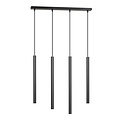 Emibig Gribskov lange schwarze Pendelleuchte mit langen Röhren 2 cm Durchmesser 4x G9 - Ideal für moderne Innenräume