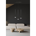 Gribskov 3x G9 black hanging lamp with long tubes 2cm diameter