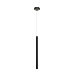 Emibig Lampe suspendue noire Gribskov avec tube long 2cm diamètre 1x G9