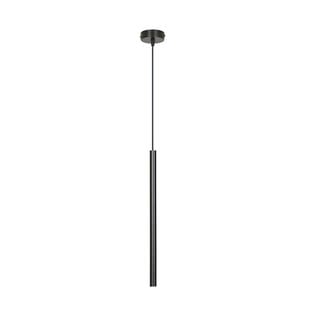 Lámpara colgante negra Gribskov con tubo largo 2cm diámetro 1x G9