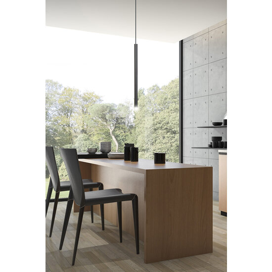 Emibig Emibig Lampe suspendue noire Gribskov avec tube long 2cm diamètre 1x G9 - Éclairage idéal pour les intérieurs modernes