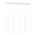 Syddjurs witte indrukwekkende hanglamp met lange kokers 2cm diameter 9x G9