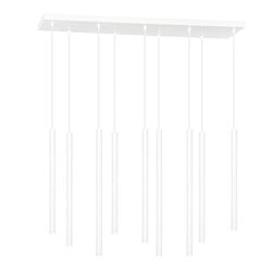 Emibig lámpara colgante blanca impresionante Syddjurs con tubos largos 2cm diámetro 9x G9