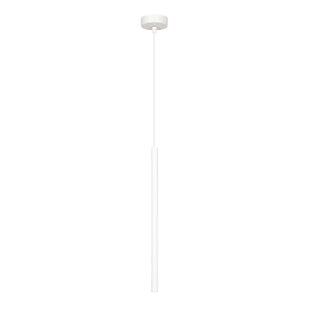Emibig Lámpara colgante blanca Syddjurs con tubo largo 2cm diámetro 1x G9