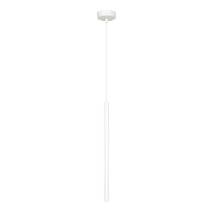 Lampe suspendue blanche Syddjurs avec tube long de 2 cm de diamètre 1x G9