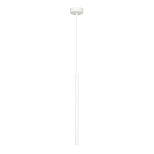 Syddjurs white hanging lamp with long tube 2cm diameter 1x G9