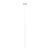Lampe suspendue blanche Syddjurs avec tube long de 2 cm de diamètre 1x G9