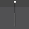 Emibig Emibig Syddjurs witte hanglamp met lange koker 2cm diameter 1x G9 - Perfect voor moderne interieurs
