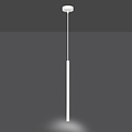 Emibig Emibig Syddjurs witte hanglamp met lange koker 2cm diameter 1x G9 - Perfect voor moderne interieurs