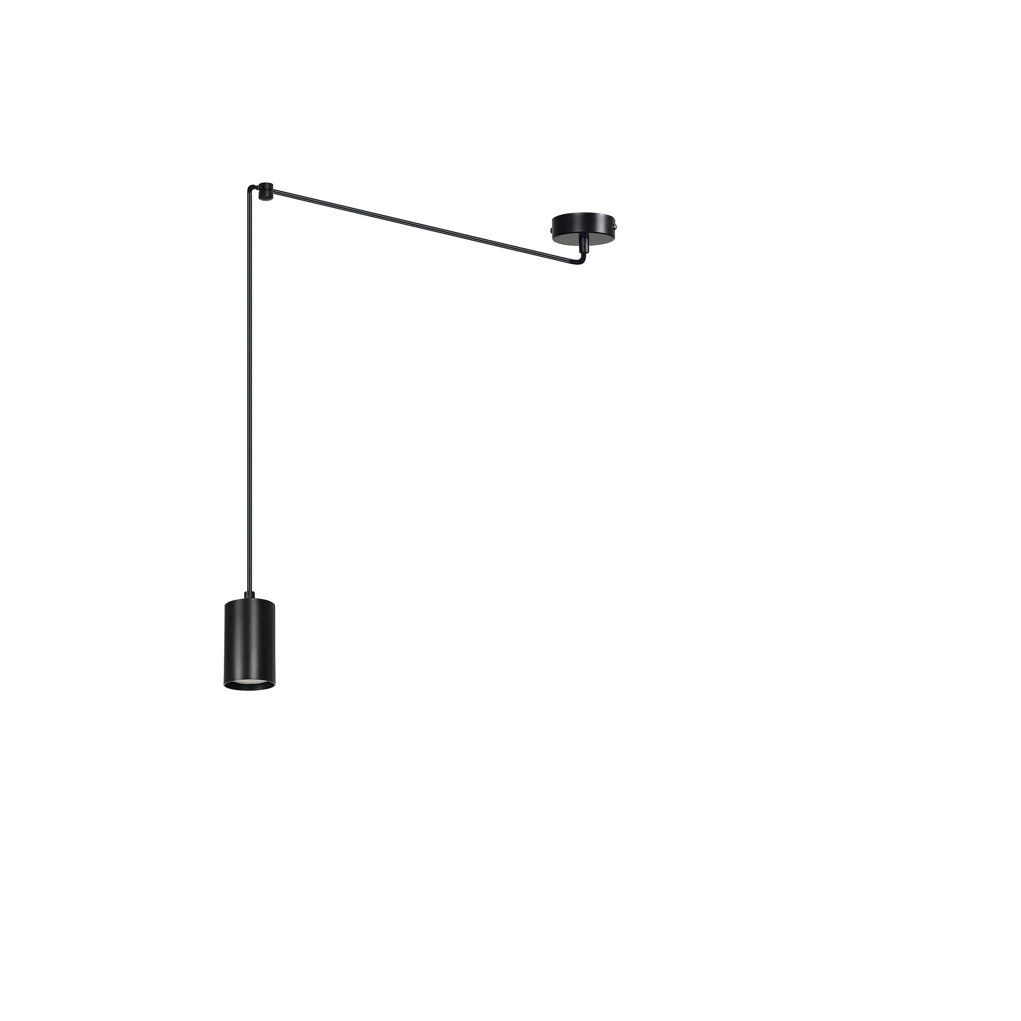 Lanterne externe Regulus Noir Regulable en Altitude Ip44 FABRILAMP