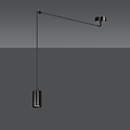 Emibig Emibig Vantaa tubo colgante negro GU10 ajustable descentralizable - Iluminación perfecta para cualquier espacio