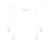 Emibig Emibig Vantaa medium white spider hanging lamp with 4 white tubes metal GU10