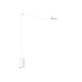 Emibig Emibig Vantaa tube pendante GU10 blanche réglable décentralisable - Idéale pour un éclairage moderne dans n'importe quel espace