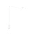 Emibig Emibig Vantaa white adjustable swinging GU10 tube that can be decentralized