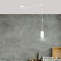 Vantaa white adjustable swinging GU10 tube that can be decentralized