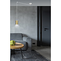 Emibig Emibig Turku witte met gouden regelbare pendelende GU10 koker decentraliseerbaar - Perfecte verlichting voor elke ruimte