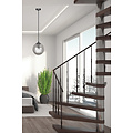 Emibig Emibig Billund bola negra 14 cm lámpara colgante con vidrio ahumado E14 - Ideal para interiores modernos