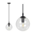 Emibig Emibig Billund black with transparent bulb 14 cm hanging lamp for lamp E14 - Stylish lighting for any interior