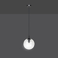 Emibig Emibig Billund schwarz mit transparenter Glühbirne 14 cm Hängeleuchte für Lampe E14 - Stilvolle Beleuchtung für jedes Interieur