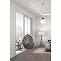 Emibig Emibig Billund schwarz mit transparenter Glühbirne 14 cm Hängeleuchte für Lampe E14 - Stilvolle Beleuchtung für jedes Interieur