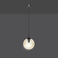 Emibig Emibig Billund amber ball 14 cm hanging lamp with adjustable height 1x E14 - Ideal for creating a cozy atmosphere